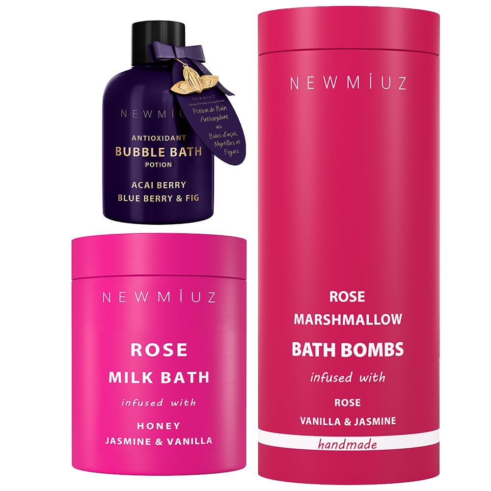 Luxury Sweet Romantic Bath Gift Set for Women and Men - Pack of 2