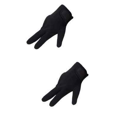 FOMIYES 2pcs Finger Heat Resistant Hairdressing Glove Insulative for Styling Oven Grilling Hair Tools