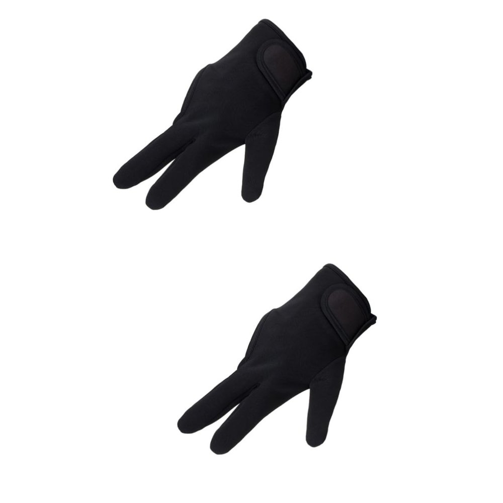 FOMIYES 2pcs Finger Heat Resistant Hairdressing Glove Insulative for Styling Oven Grilling Hair Tools
