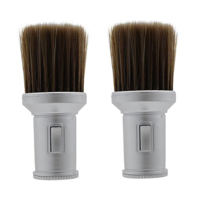 Beatifufu 2pcs Hair Salon Brush Barber Brush Shaving Hair Cleaning for Curly Removal