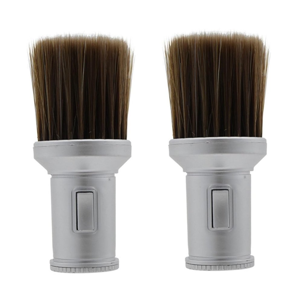 Beatifufu 2pcs Hair Salon Brush Barber Brush Shaving Hair Cleaning for Curly Removal