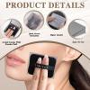 1000pcs Oil Blotting Sheets for Face, Clean and Clear Oil Absorbing Sheets, Oil Blotting Papers for Face(Black) view 3