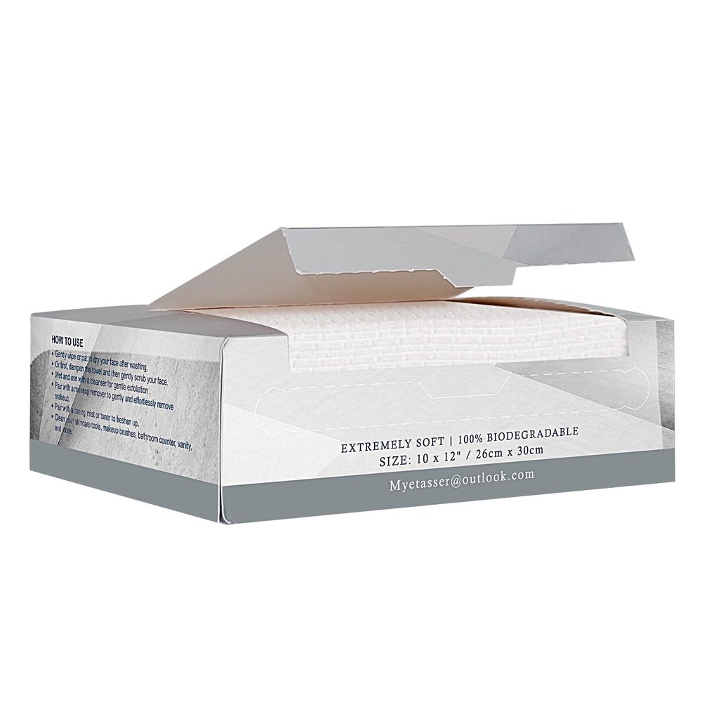 20 Count Towels, Disposable Face Towelette, Facial Washcloth, Makeup Remover Dry Wipes, 20 Count Pure Cotton