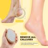 SG Nekoo Stainless Steel Foot Scrubber Shower(1 PCS) - Nano-Glass Pedi Egg Pumice Stone for Feet Dead Skin, Plastic-Free Pedicure Foot File Callus Remover - Bamboo Handle view 2