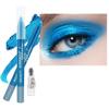 Navy Blue Eyeshadow Stick, Blendable Creamy eyeshadow Eye Brightener Stick, Waterproof Eyeshadow Pencil Long Lasting Crayon, Smooth Shimmer Eye Shadow Highlighter Eye Liner Makeup.#8 navy blue shimmer view 1