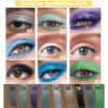Navy Blue Eyeshadow Stick, Blendable Creamy eyeshadow Eye Brightener Stick, Waterproof Eyeshadow Pencil Long Lasting Crayon, Smooth Shimmer Eye Shadow Highlighter Eye Liner Makeup.#8 navy blue shimmer view 3