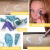 Navy Blue Eyeshadow Stick, Blendable Creamy eyeshadow Eye Brightener Stick, Waterproof Eyeshadow Pencil Long Lasting Crayon, Smooth Shimmer Eye Shadow Highlighter Eye Liner Makeup.#8 navy blue shimmer view 4