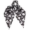 Halloween Hair Ties for Women Girls Spooky Ghost Spider Web Hair Scrunchies Black White Hair Tie Ribbon Hair Bows Halloween Party Gifts Hair Accessories view 1