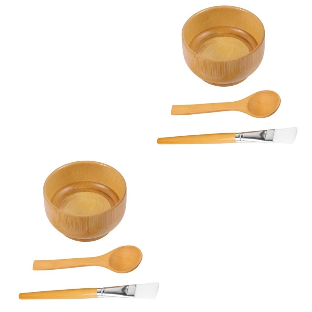 FOMIYES 6pcs Mixing Bowl for Skin Care Facial Mask Mixing Tool Brush Spoon Lightweight Easy to Clean for Masks Serums and Lotions
