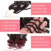 Wavy Senegalese Twist Crochet Hair For Women 18 Inch 10 Packs Senegalese Twist Braiding Hair Crochet Pre Looped Crochet Hair With Curly Ends(18 Inch,1B/BUG) view 4