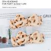 CIEHER Leopard Print Spa Headbands - 8pc Set for Women & Girls, Bachelorette Party, Skincare & Makeup view 3