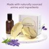 LOYATRO Lavender Essential Facial Cleansing Bar with Glycerin, Pure & Transparent Gentle Face Wash Bar Soap, Free of Harsh Detergents, Dyes & Hardeners, 3.5 oz view 2