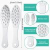 4 Pcs Stainless Steel Foot Scraper Metal Foot File Double Sided File Callus Remover Professional Feet Rasp Scrubber for Wet or Dry Skin Easy to Clean Pedicure Tool Heel view 2