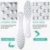 4 Pcs Stainless Steel Foot Scraper Metal Foot File Double Sided File Callus Remover Professional Feet Rasp Scrubber for Wet or Dry Skin Easy to Clean Pedicure Tool Heel view 3