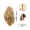 ENGENDER Hair Bun Ladies Ponytail Warped Ponytail Hair Extensions Synthetic Straight Hair with Claw Clips Ponytail Natural Wig Bun Hair Piece(30) view 3