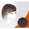 10inch Human Hair Curly with Crystal Headband for Woman with One Clip for Hair Loss Cover Gray Hair (Light brown) view 4