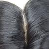 LYRICAL HAIR Toupee for Men Full Injected PU Human Hair System Thin Skin Mens Toupee Transparent Poly Male Protheses Hair Mens Hair Piece Wig 6"X8" #1 Jet Black-110% Light to Medium Density view 4