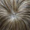 LYRICAL HAIR Toupee for Men Human Hair Replacement System Injected Poly Skin Protesis Capilar Para Hombre Durable PU Mens Hairpiece Wig 6"X8" #1850 Medium Blonde+50% Gray-110% Light to Medium Density view 4