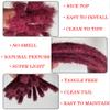 0.6cm 8 Inch Human Hair Locs Extensions 30 Strands Dreadlocs Extensions Real Human Hair Bug# for Women Men Kids Full Handmade Permanent Human Hair Locs view 2