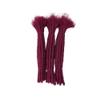 0.6cm 8 Inch Human Hair Locs Extensions 30 Strands Dreadlocs Extensions Real Human Hair Bug# for Women Men Kids Full Handmade Permanent Human Hair Locs view 3