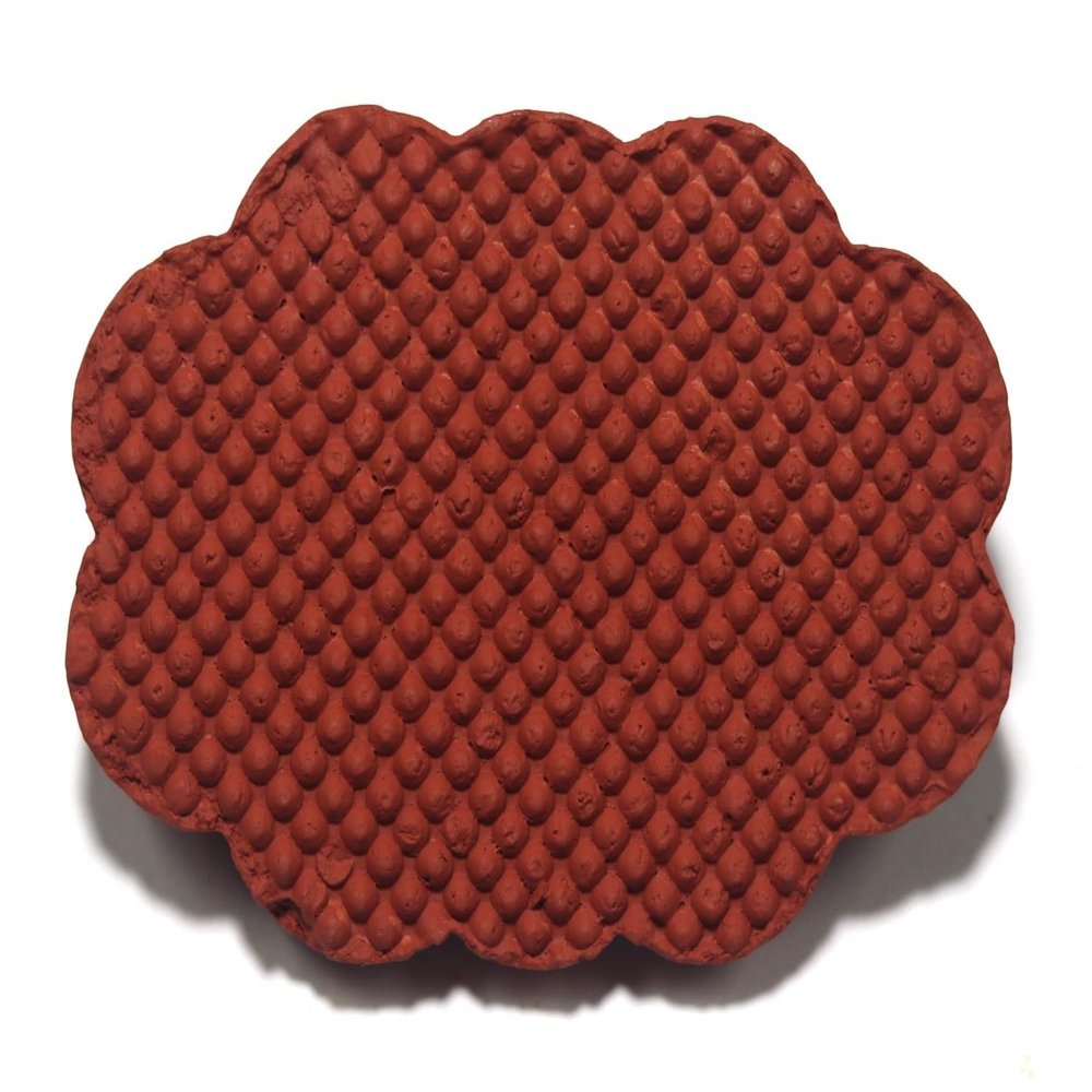 Ashirwad Terracotta Foot Scrubber Handmade Organic Clay Dead Skin Remover Natural Pumice Stone Women Men Unisex Foot Heel Filer Scraper (Scrubber-6)