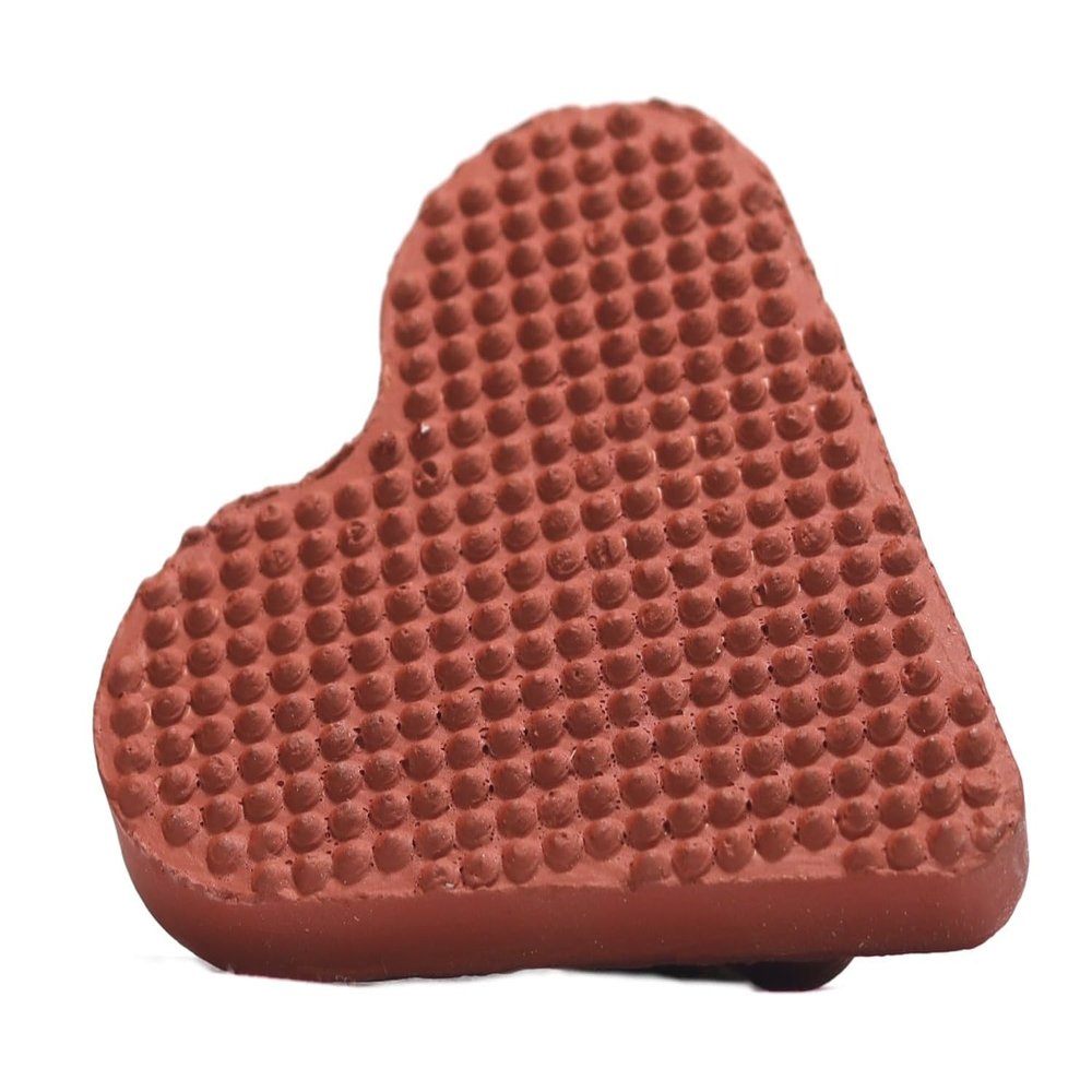 Ashirwad Terracotta Foot Scrubber Handmade Organic Clay Dead Skin Remover Natural Pumice Stone Women Men Unisex Foot Heel Filer Scraper (Scrubber-5)