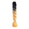 100G 24 Inch Jumbo Braid Crochet Hair Extension For Braids Rainbow Braiding Hair Pre Stretched Synthetic Hair For Girl(B32) view 1