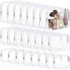 Cosblank 24 Pcs Clear Toiletry Bags Large PVC Travel Clear Makeup Bag Trip Home Storage Bag Waterproof Cosmetic Bag with Zipper for Women and Men, 3 Different Size view 1