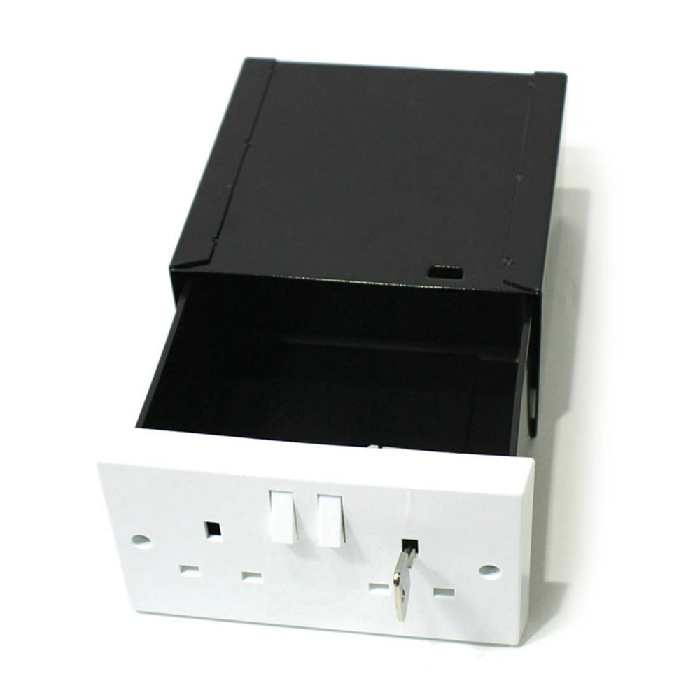 Outlet Wall Secret Hidden Box Household Covert Hidden Safe Socket Secures Jewelry Valuables Cash