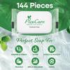 144 Pack Pleasant Scent 3 oz Bar Soap, Hotel Travel Size, Individually Wrapped, Bulk Amenities and Toiletries for Hospitality view 2