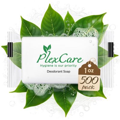 500 Pack Pleasant Scent 1 oz Bar Soap, Hotel Travel Size, Individually Wrapped, Bulk Amenities and Toiletries for Hospitality