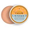 Tallow Sun Balm- with grassfed beef tallow, castor oil, zinc oxide | Mineral Sunscreen | Natural, Organic | Reef Safe, Ocean Friendly | Spf 30 - suitable for sensitive skin (2 oz) (Medium) view 1