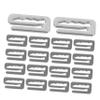 WOONEKY Hair Cape for Haircuts Barber Cape Hooks 20pcs Replacement Clips Supply view 1