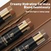 FV Cream Contour and Highlighter Stick - Highly Pigmented & Blendable for a Sculpted, Natural Glow | Waterproof & Long-Lasting Finish | Perfect for On-The-Go Makeup, 04 Light Amber & 03 Champagne view 4