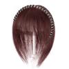 10inch Human Hair with Crystal Headband Natural Cover Whire Hair Hairpiece Hair Toppers Bangs for Woman for Hair Loss (Dark brown,straight) view 1