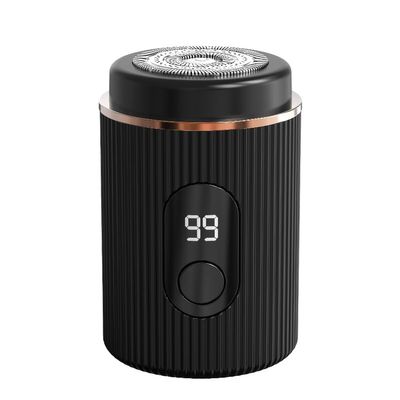 Mini Electric Shaver, Portable Shaver, Pocket Size Electric Shaver, Mini Shaver, Suitable for Travel, Home and Gift Giving, Type-C Charging Waterproof Electric Razor for Men and Women (Black)