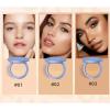 Matte Wet and Dry Powder, Polvo Compacto Perfection Mate, GAGK Matte Perfection Pressed Powder, Pressed Face Powder, GAGK Oil Control Powder (02+03, one size) view 2