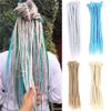Dread Locks Hair Naturel Crochet Hair Handmade Dreadlocks Hair Synthetic Braiding Hair for Women and Men(Blue) view 2