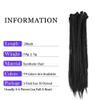 Dread Locks Hair Naturel Crochet Hair Handmade Dreadlocks Hair Synthetic Braiding Hair for Women and Men(Blue) view 4