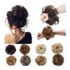 DINBOZ26X Messy bun Hair piece Synthetic Messy Bun Scrunchy Hair Bun Fake Hair Women Chignon Elastic Hair Band Hairpieces for Women Updo Donut Chignon Hair Buns Hair piece(#6) view 2