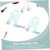 FOMIYES 6pcs Disposable Ear Hole Piercer Tool Kit for Painless Ear Piercing Salon Use Easy Use Manual Piercer Preparation view 4