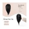 DINBOZ26X Messy bun Hair Piece Messy Bun Hair Piece Claw Clip Synthetic Messy Hair Buns Extensions Tousled Updo Hair Pieces for Women Claw Clip Ponytail Hair Hair Buns Hair Piece(1B) view 3