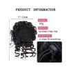 DINBOZ26X messy bun hair piece Messy Curly Hair Bun Scrunchies Extensions Synthetic Drawstring Ponytail 90g Wave Large Bun Updo Hair Pieces for Women hair buns hair piece(4A) view 2