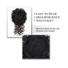 DINBOZ26X messy bun hair piece Messy Curly Hair Bun Scrunchies Extensions Synthetic Drawstring Ponytail 90g Wave Large Bun Updo Hair Pieces for Women hair buns hair piece(4A) view 3