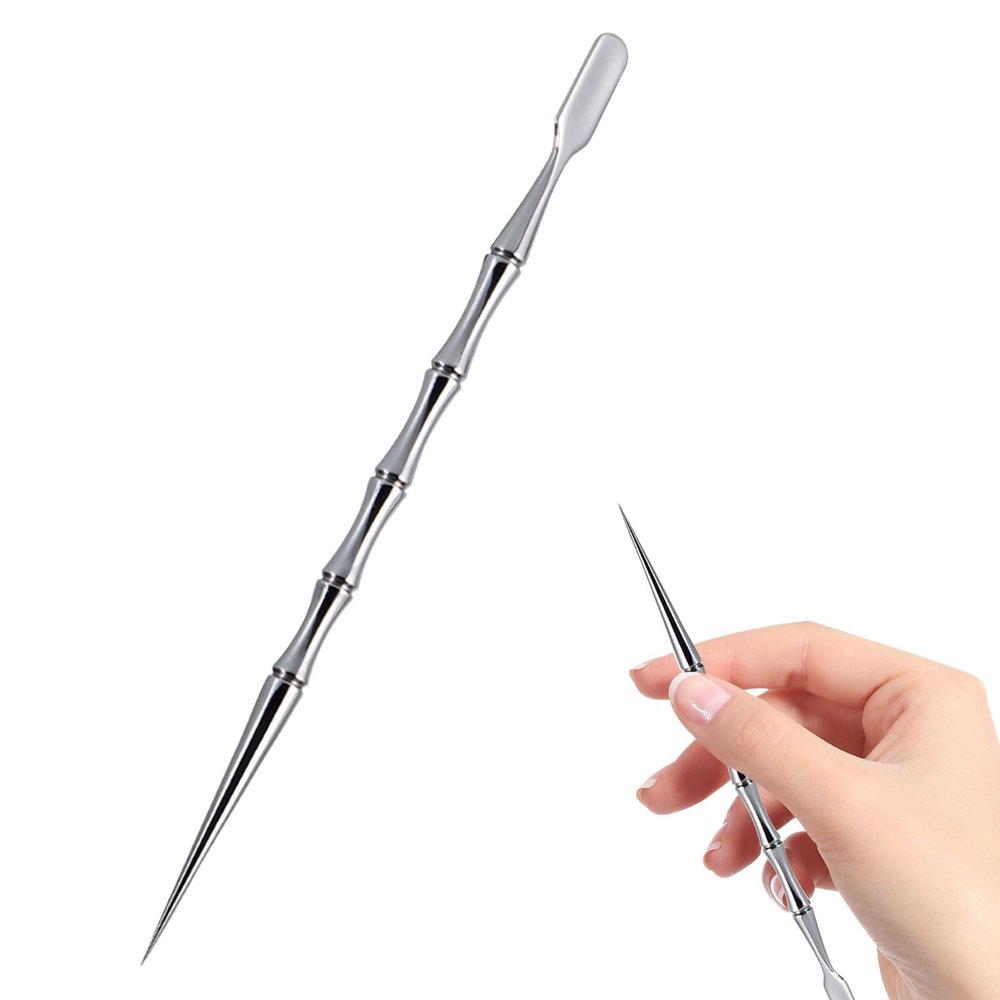 2-in-1 Acne Tools Extractor Scraper with Blackhead Remover Needle for Women Men (1 Pack)