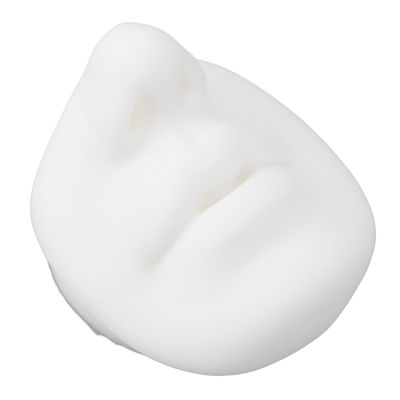 Silicone Elastic Lip Practice Model Nose Piercing Display Soft Lip Practice for Beginners Suitable for Eyebrow Embroidery Artists Compact Size (White)