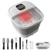 ACKLEAP Collapsible Foot Spa with Heat, Foldable Foot Bath Massager with Temperature Control Touchscreen, Foot Massage Rollers, Pedicure Spa for Home, Office, Relaxation, Gift for Men & Women view 1