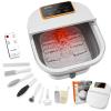 FOFOJY Collapsible Foot Spa with Heat and Remote Control, Massage Rollers, Bubble, Foot Pedicure Kit, Temperature Control, Red Light, Foot Bath and Pumice Stone Pedicure Foot Spa view 1