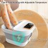 FOFOJY Collapsible Foot Spa with Heat and Remote Control, Massage Rollers, Bubble, Foot Pedicure Kit, Temperature Control, Red Light, Foot Bath and Pumice Stone Pedicure Foot Spa view 3
