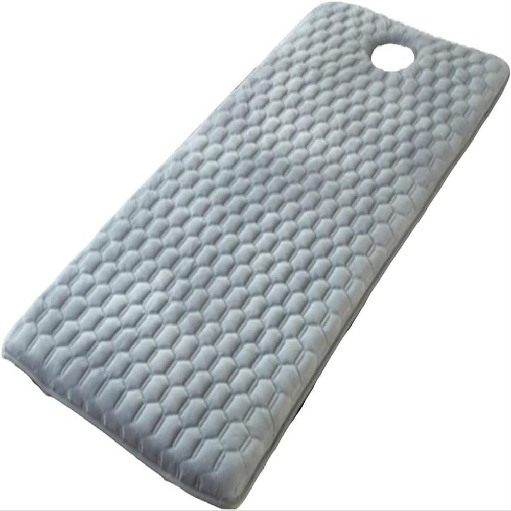 Beauty Salon Lash Bed Topper, Memory Foam Mattress Topper for Massage Bed with Breath Holes, with Square/Round/Trapezoidal Head Spa Bed Thicken Protective Pad(4cm/1.6in,T 60x180cm)